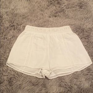 American Eagle White Shorts